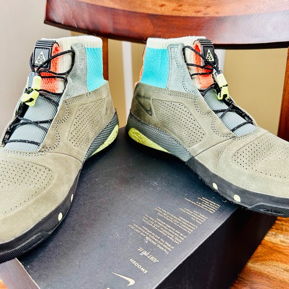 Nike Men’s ACG Ruckel Ridge 'Noise Aqua' Hiking Shoes AQ9333-900 - Picture 8 of 15